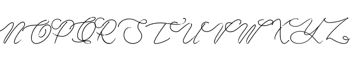 Milly-Signature Font UPPERCASE