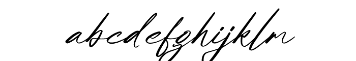 Milogante Shuttker Italic Font LOWERCASE