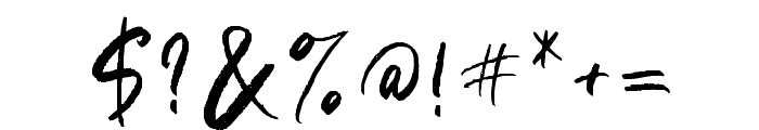 Milonga Regular Font OTHER CHARS