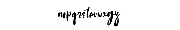 Milstope Font LOWERCASE