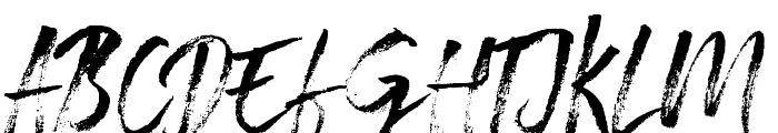 Mimosha Regular Font UPPERCASE