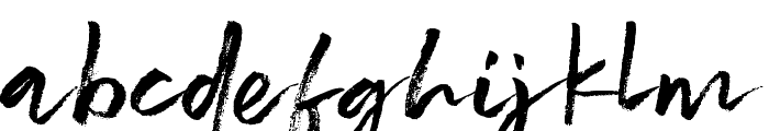 Mimosha Regular Font LOWERCASE