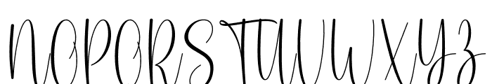 Mimosha Font UPPERCASE