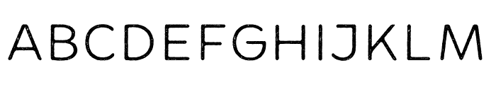 MinadoRough-Light Font UPPERCASE