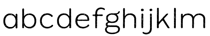 MinadoRough-Light Font LOWERCASE