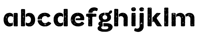 MinadoRough-StencilExtraBold Font LOWERCASE