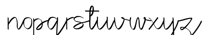 Mind Notes Font LOWERCASE
