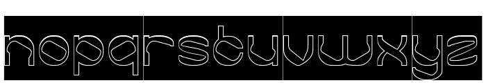 Mind Shift-Hollow-Inverse Font LOWERCASE