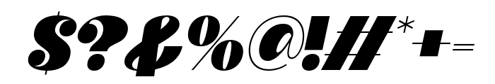 Mindely Italic Font OTHER CHARS