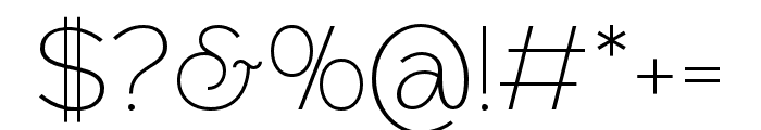 Mindglow Regular Font OTHER CHARS