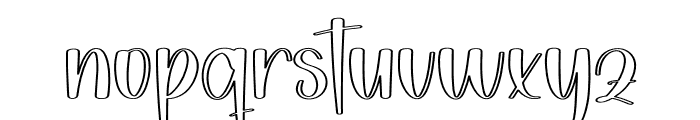 Mindstay Wedding Font LOWERCASE