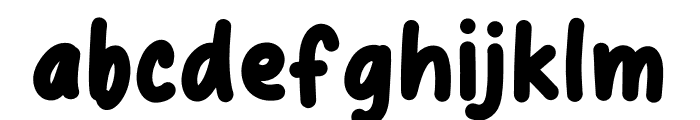 Mindy-Regular Font LOWERCASE