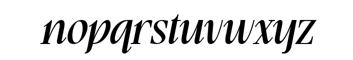 Minelle Italic Font LOWERCASE
