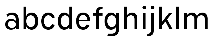 Minggo Regular Font LOWERCASE