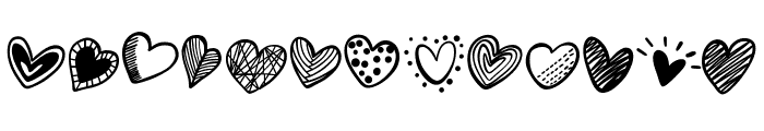 Minimal heart FONT
