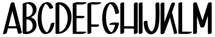 Minimalis Highland Font LOWERCASE