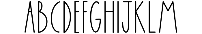 Minimalist Farmhouse Light Font LOWERCASE
