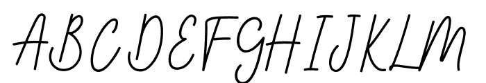 Minimalist Farmhouse Script Font UPPERCASE