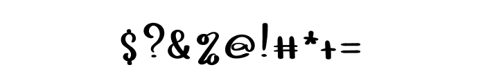 Minimalist Signature Font OTHER CHARS