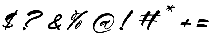 Minute Elegant Font OTHER CHARS