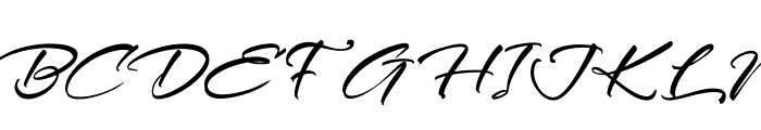 Minute Elegant Font UPPERCASE