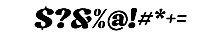 Minya-Italic Font OTHER CHARS