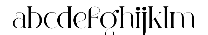 Mioge Font LOWERCASE