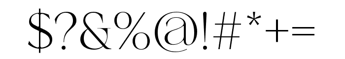 Mirabela-Regular Font OTHER CHARS