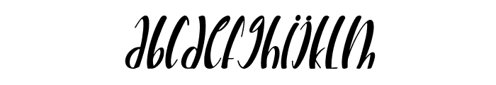 Miracle Animal Italic Font LOWERCASE