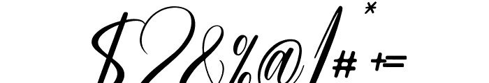 Miracle Signature Font OTHER CHARS