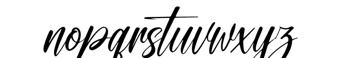 Miracle Signature Font LOWERCASE