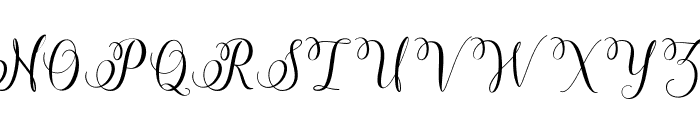 MiracleScript Font UPPERCASE