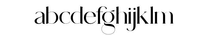 MirageAgainst-Regular Font LOWERCASE