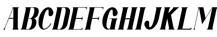 Mirai Futura Italic Font UPPERCASE