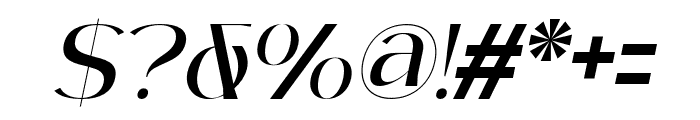 Mirelline Italic Font OTHER CHARS