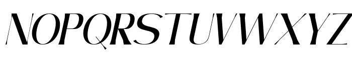 Mirelline Italic Font UPPERCASE