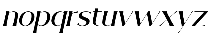 Mirelline Italic Font LOWERCASE