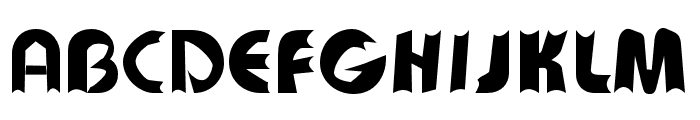 Mireqag Font UPPERCASE