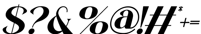 Mirguka Italic Font OTHER CHARS