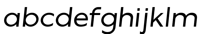 Misegar Medium Italic Font LOWERCASE