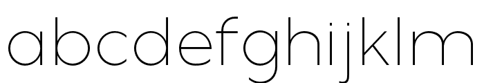 Misegar-Thin Font LOWERCASE