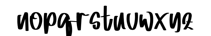 Misgine Font LOWERCASE