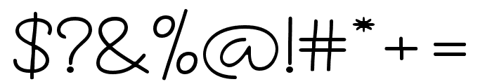 MishaSans-Regular Font OTHER CHARS