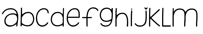MishaSans-Regular Font LOWERCASE