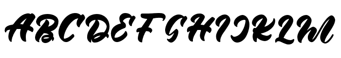 Miskha-Regular Font UPPERCASE