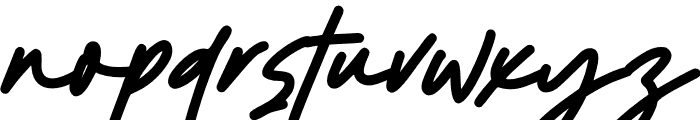 Misky Bloom Font LOWERCASE