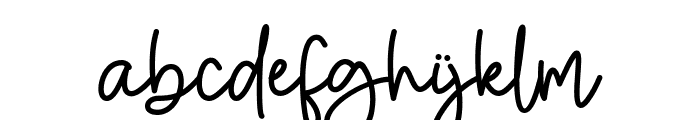 Missera Signature Font LOWERCASE