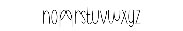 Misslia Font LOWERCASE