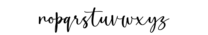 MissoulaScript Font LOWERCASE