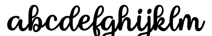 Misstic Script Regular Font LOWERCASE